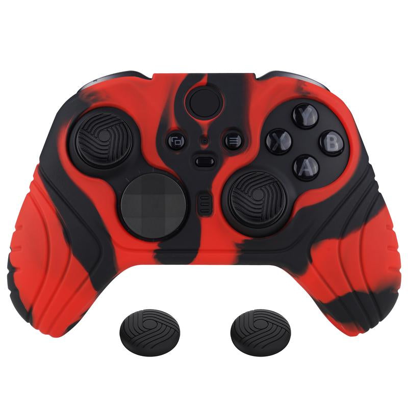 Playvital Samurai Edition anti Slip Silicone Case Cover with Thumb Grip Caps for Xbox Elite Series 2 Controller