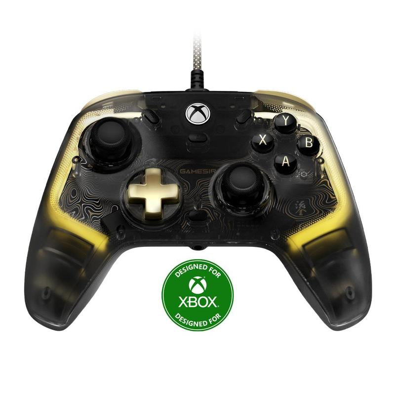 Gamesir Kaleid Flux Wired RGB Light Controller for Xbox Series X|S, Xbox One, Windows&Steam: Anti-Drift Controller with Hall Effect Sticks&Triggers, Customizable Gaming Experience Console