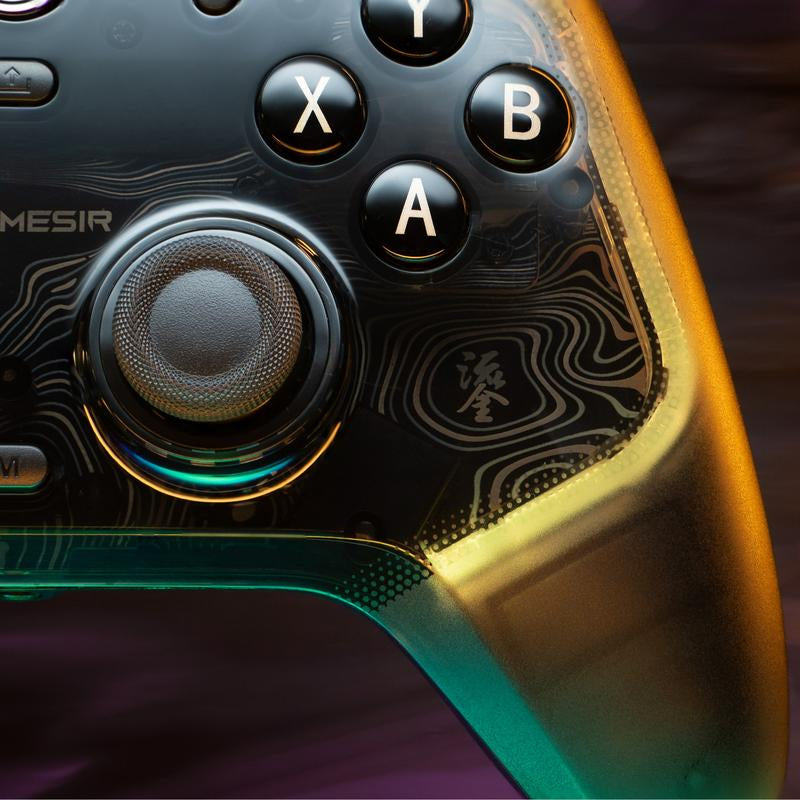 Gamesir Kaleid Flux Wired RGB Light Controller for Xbox Series X|S, Xbox One, Windows&Steam: Anti-Drift Controller with Hall Effect Sticks&Triggers, Customizable Gaming Experience Console