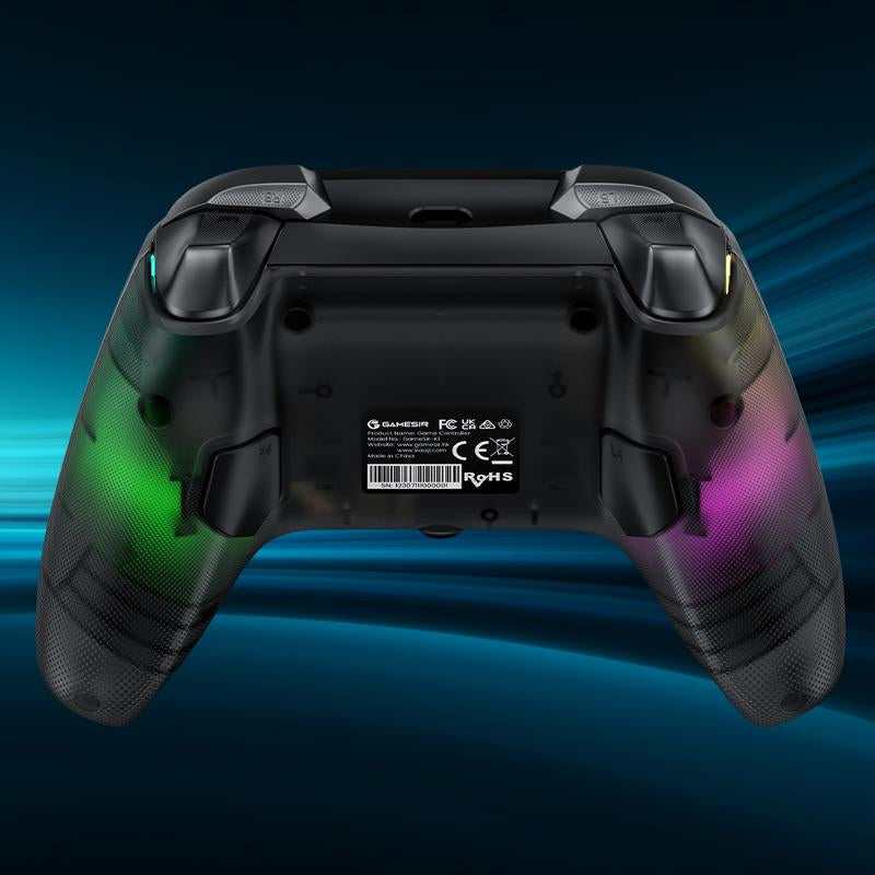 Gamesir Kaleid Wired RGB Light Controller for Xbox Series X|S, Xbox One,Windows 10/11&Steam, Plug and Play Gaming Gamepad, Transparent Video Game with Hall Effect Joysticks/Hall Trigger Console
